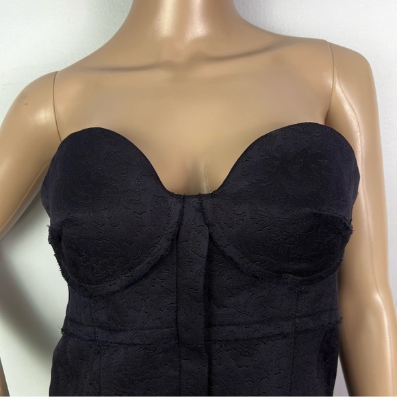 NEW PROENZA SCHOULER STRAPLESS JACQUARD BUSTIER TOP - Picture 3 of 9